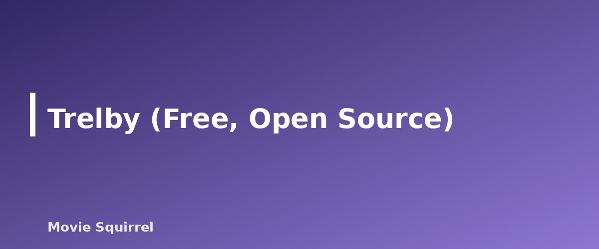 Trelby (Free, Open Source) - illustration for Best Screenwriting Software: Free and Paid Options Compared