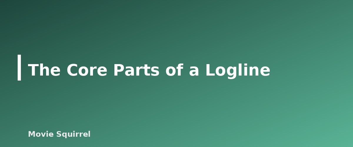 The Core Parts of a Logline - illustration for How to Write a Logline That Sells Your Script