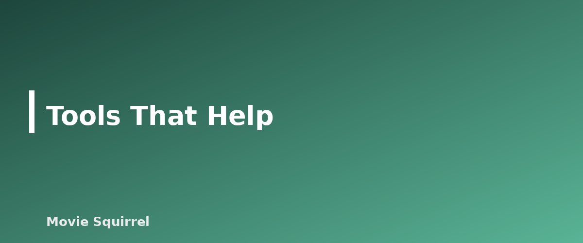 Tools That Help - illustration for Screenplay Structure Explained: Three Acts, Save the Cat and Beat Sheets