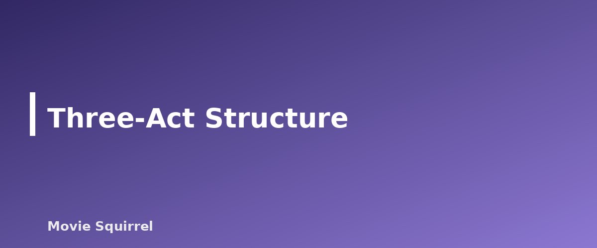 Three-Act Structure - illustration for Screenplay Structure Explained: Three Acts, Save the Cat and Beat Sheets